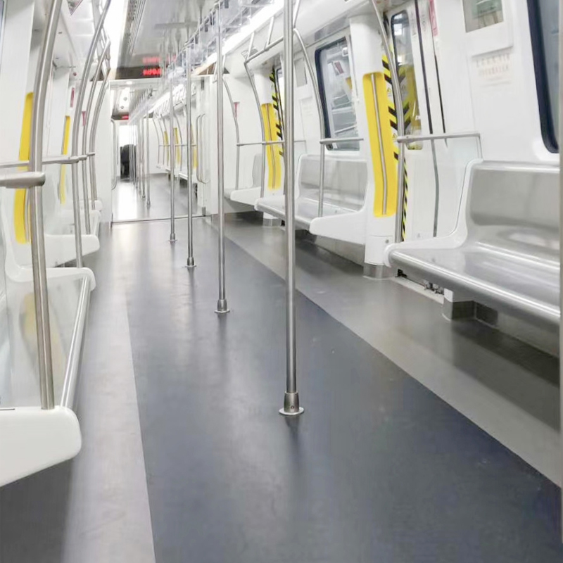 PVC flooring roll is suitable for traffic such as metro,airport etc.